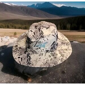 KastKing Sol Armis Boonie Hat UPF 50 Sun Protection Fishing Silver Mist #1231